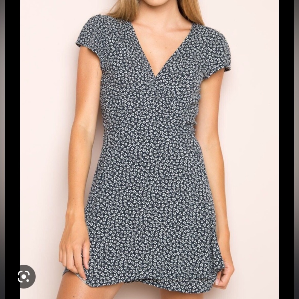 Brandy Melville flower wrap dress